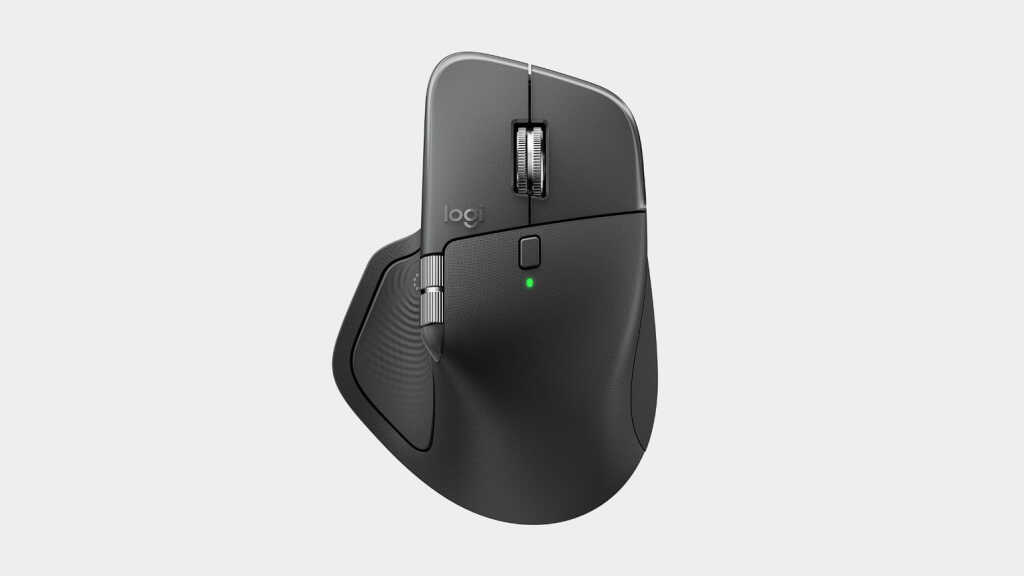 Remasterisation d’une icône : voici la souris Logitech MX Master 4 4 Logitech MX Master 4 dessus