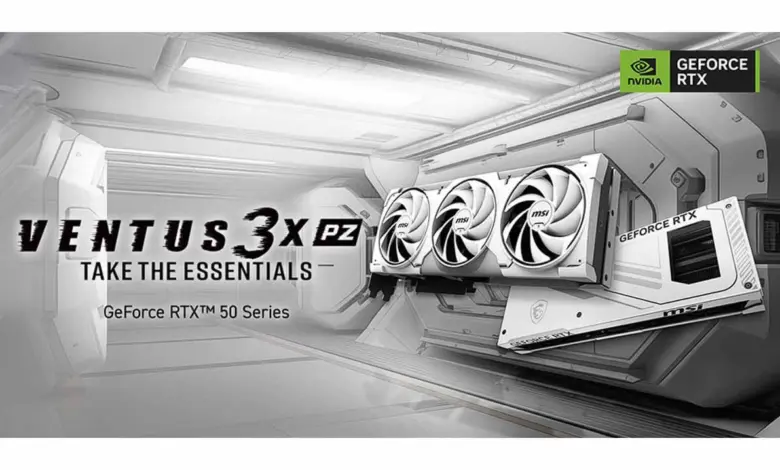 MSI lance sa première carte graphique à rétroconnexion : GeForce RTX 5070 Ti 16G VENTUS 3X PZ Series 1 MSI GeForce RTX 5070 Ti 16G VENTUS 3X PZ Series Couv