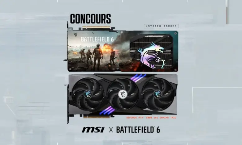 MSI RTX 5080 Gaming Trio Battlefield 6
