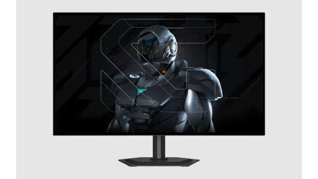 Moniteur de jeu WOLED 27" QHD 280Hz MO27Q28G de GIGABYTE avec un design sans bordure sur 4 côtés 2 Moniteur de jeu GIGABYTE MO27Q28G face