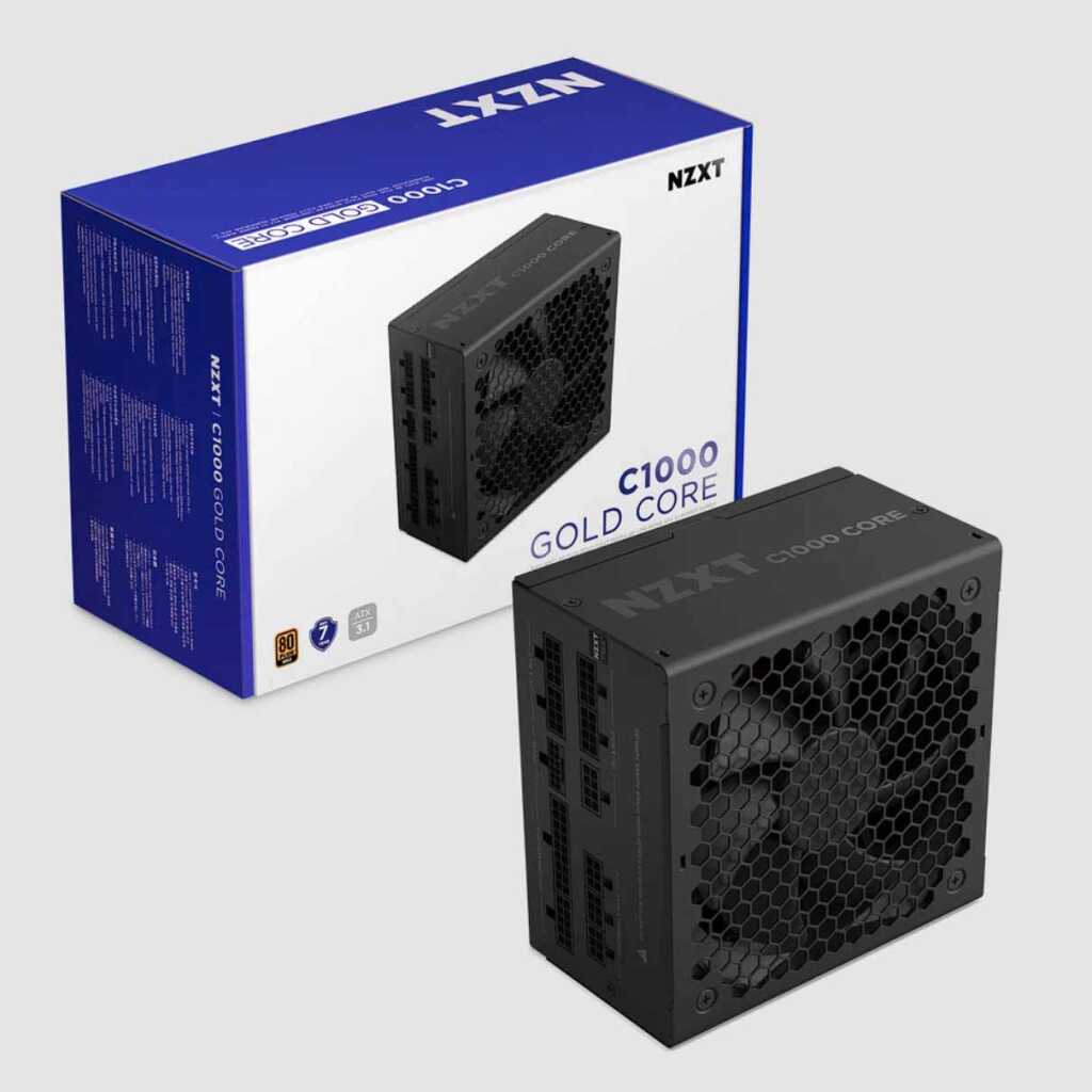 NZXT dévoile ses AIO Kraken Core et ses alimentations Gold Core 4 NZXT alimentation Gold Core 1000