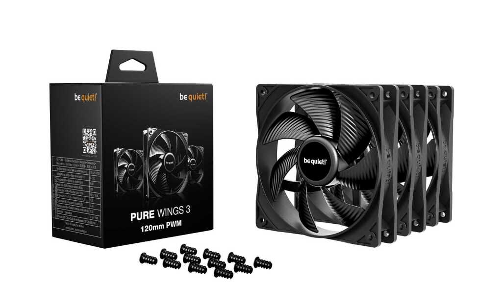 be quiet! redéfinit la polyvalence avec ses nouveaux boîtiers Light Base 500 LX et Light Base 500 7 Pure Wings 3 Triple Pack noir