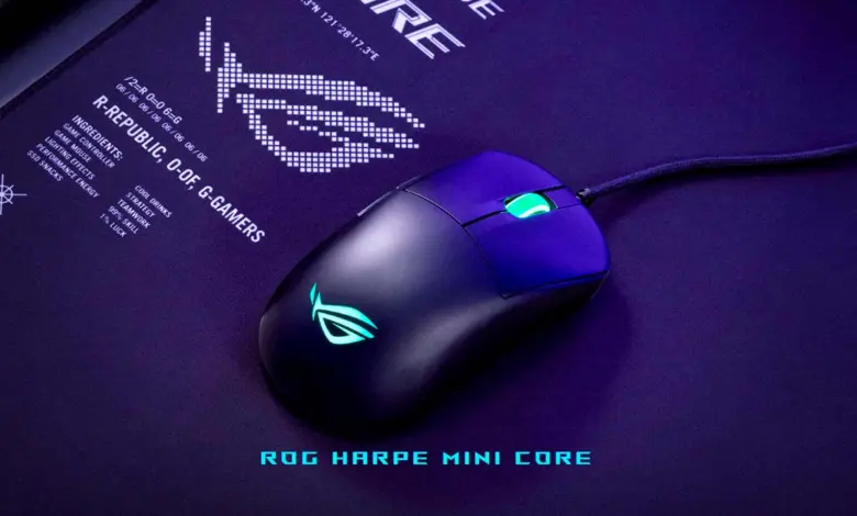 ASUS ROG Harpe Mini Core : souris filaire ultra-légère 1 ROG Harpe Mini Core Gaming Mouse Ambidextrous Gaming GAMING MOUSEROG
