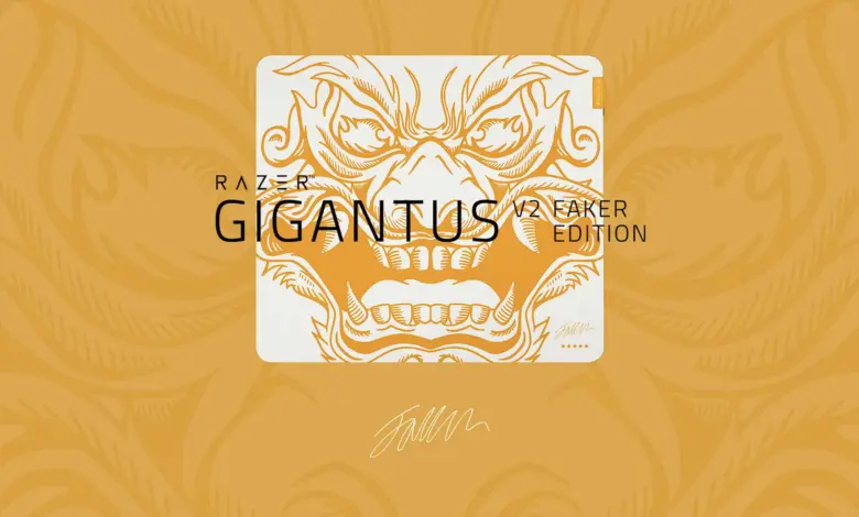 Présentation du tapis de souris Gigantus V2 – Faker Edition 1 Razer Gigantus V2 Faker Edition Couv