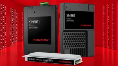 Sandisk SN861 PCIe Gen5 SSD hero
