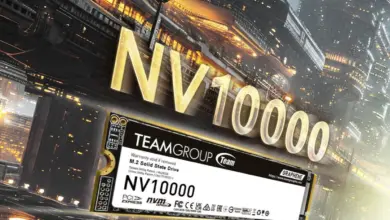 Team Group NV10000 PCIe 5.0 : un SSD M.2 à 10 000 Mo/s pour PC et laptops 16 Team Group NV10000 PCIe 5.0 SSD M.2, 10 000 Mo/s, dissipateur noir, stockage NVMe haute performance pour PC et laptops