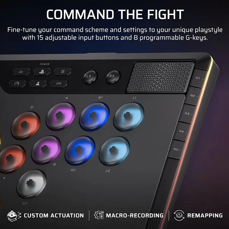 XORSAIR Novablade Pro boutons