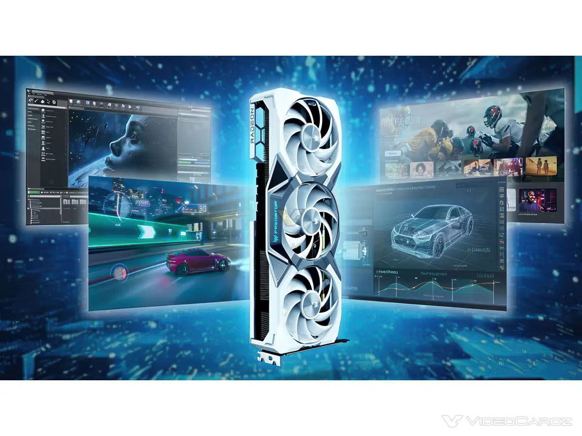Predator BiFrost White: Acer lance les RX 9070 et 9070 XT blanches, specs et dispo 3 Illustration pour l'article : ACER launches Predator BiFrost Radeon RX 9070 (XT) GPU series in white