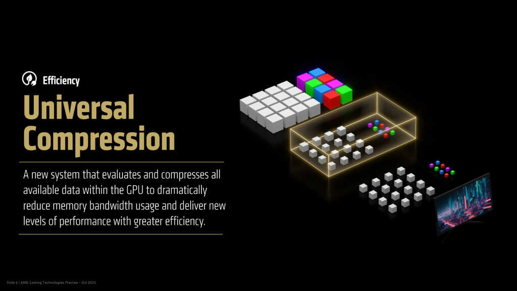 AMD RDNA nouvelle génération : Radiance Cores, Neural Arrays et compression pour l’IA gaming 6 Illustration de l'article : AMD RDNA nouvelle génération : Radiance Cores, Neural Arrays et compre (vue 5)