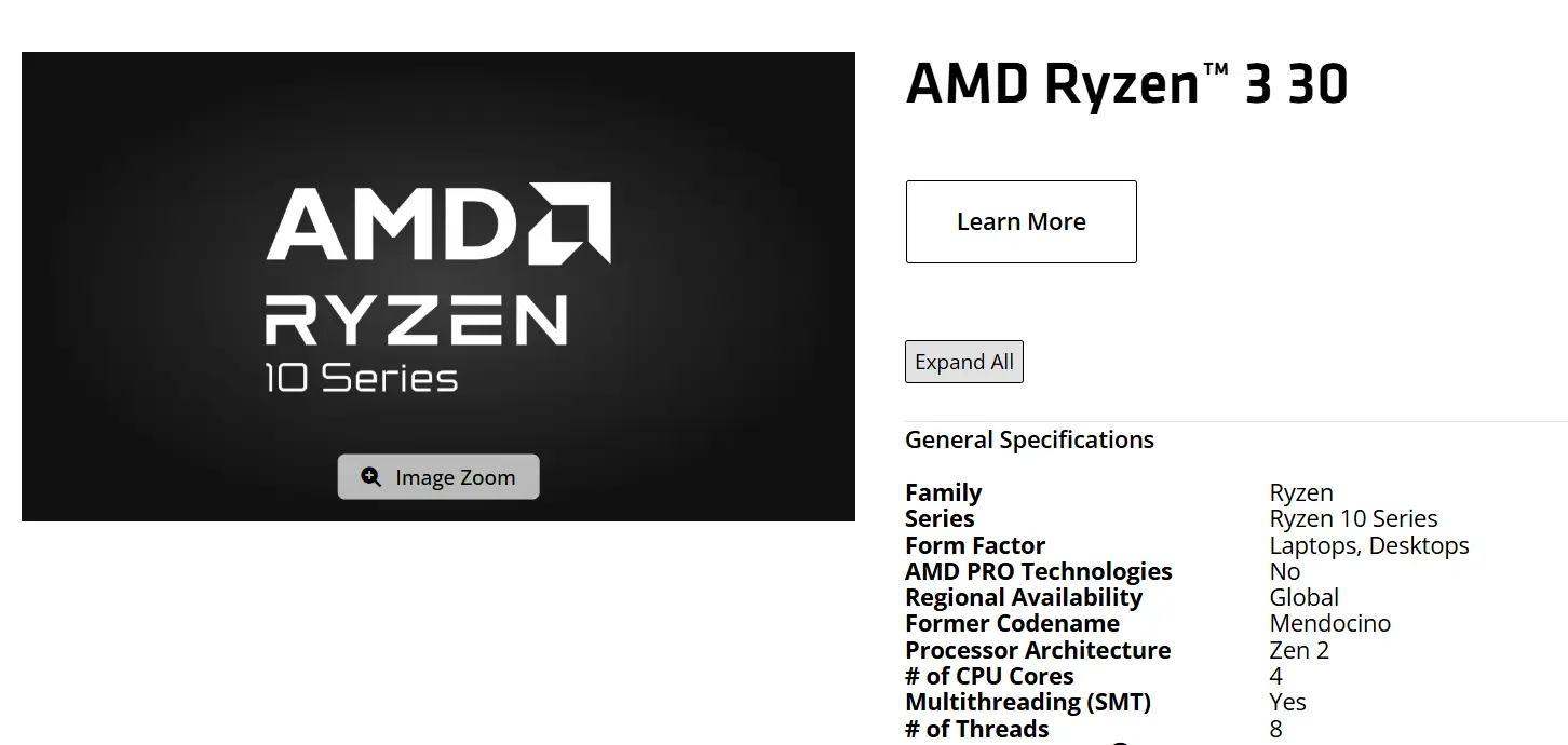 Ryzen 10 et Ryzen 100 : AMD rebaptise encore ses CPU mobiles, confusion maximale 2 Logo AMD Ryzen 3 orange sur fond sombre, illustrant le rebranding mobile Ryzen 10 et 100 pour processeurs Zen2 et Zen3+.