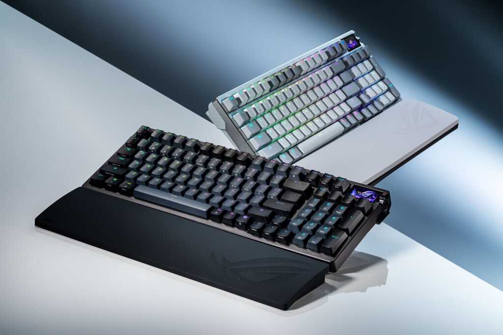 ROG Azoth 96 HE : nouveau clavier 96 % avec switches magnétiques et 8000 Hz 3 asus rog azoth 96 he clavier gaming