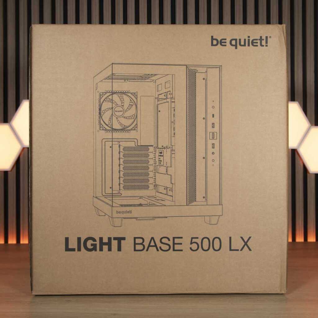 be quiet! Light Base 500 LX emballage face avant