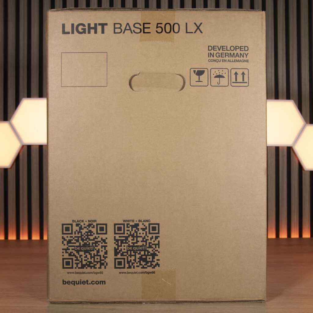 be quiet! Light Base 500 LX petit côté 1