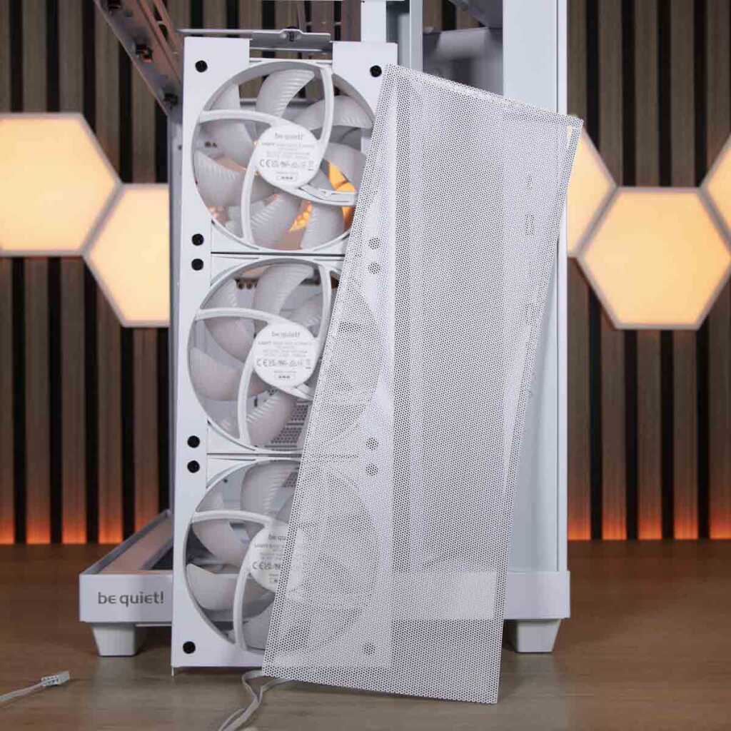 be quiet! Light Base 500 LX suport droit ventilateurs filtre