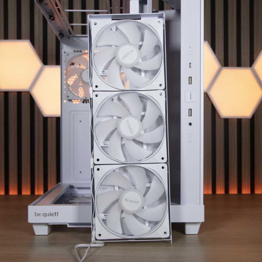 be quiet! Light Base 500 LX support droit ventilateurs