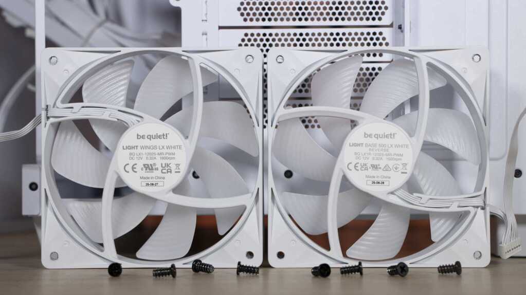 be quiet! Light Base 500 LX ventilateurs arrière