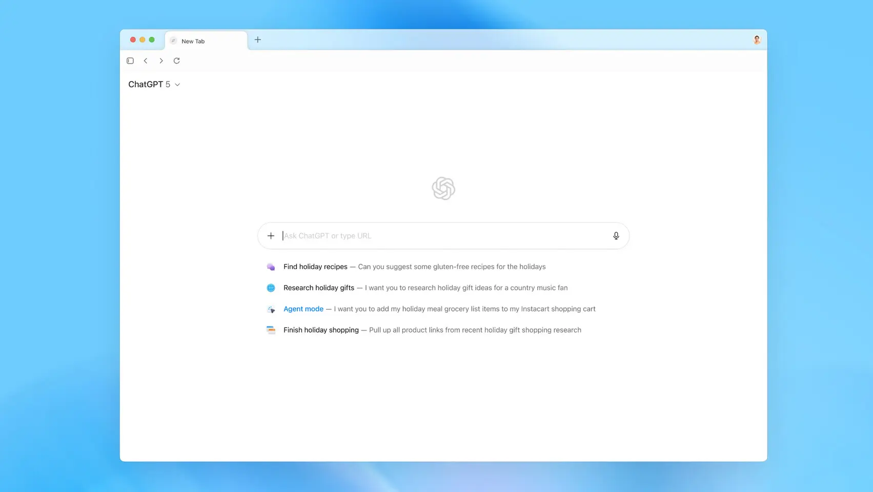 ChatGPT Atlas : le navigateur d’OpenAI veut réinventer la navigation avec l’IA 2 Capture Chrome avec ChatGPT Atlas d’OpenAI : navigation IA, onglets, barre d’adresse, interface tech, productivité