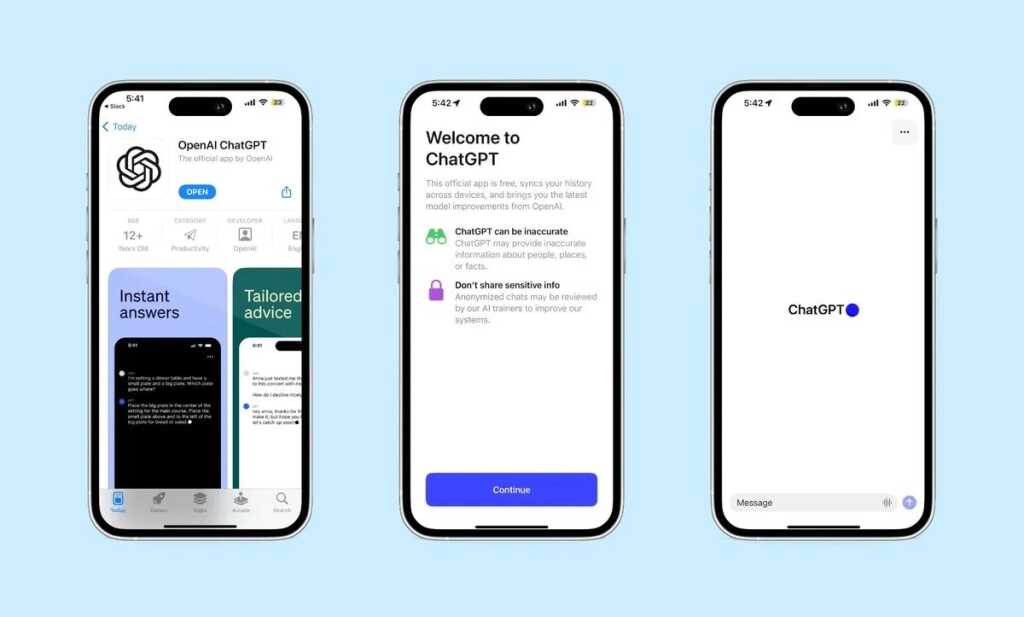 ChatGPT 2025 : OpenAI accélère avec apps intégrées, e-commerce et 800 M d’utilisateurs 3 chatgpt mobile
