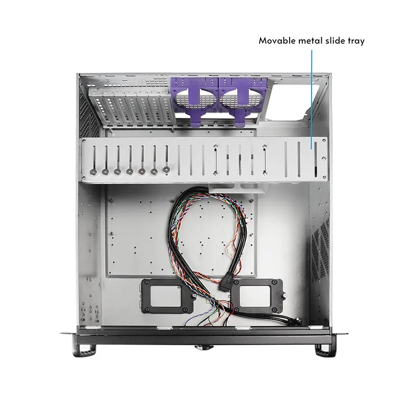 Boîtier rack 4U Chieftec : support AIO 360 mm et cartes SSI-EEB pour l’industriel 4 Boîtier rack 4U Chieftec avec support AIO 360 mm, compatibilité cartes mères SSI-EEB, châssis industriel