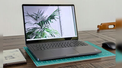 RTX PRO 5000 Blackwell: Dell Pro Max 16 Plus testé avec 128 Go CAMM2 et GPU DGFF 26 Ordinateur portable Dell Pro Max 16 Plus montrant un GPU RTX Pro 5000 Blackwell et 128 Go de memoire CAMM2, orienté performan