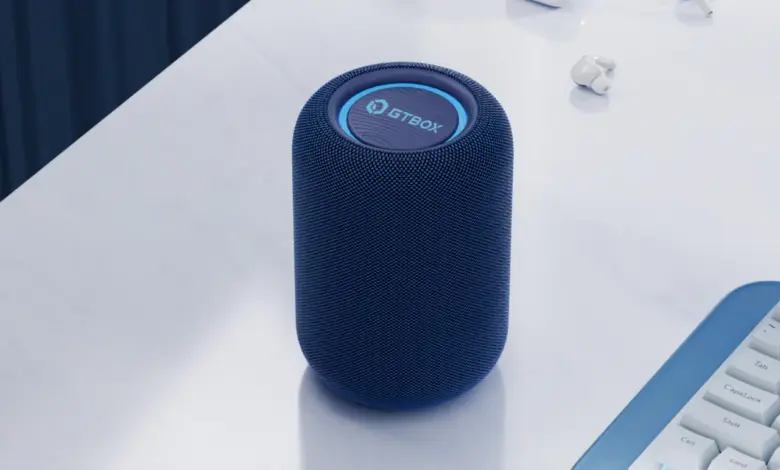 Mini PC Ryzen GTBOX T1 : un boîtier façon enceinte avec haut-parleurs intégrés 1 gtbox t1 mini pc cpu ryzen 7 8745hs avec stereo speakers et mic