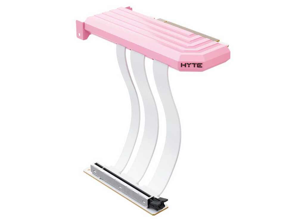 HYTE Riser PCIe 5.0: kit vertical pour GPU RTX 5090/RX 9070 en 6 coloris 5 Illustration de l'article : HYTE PCIe 5.0 Riser: kit vertical pour GPU RTX 5090/RX 9070 en 6 color (vue 4)