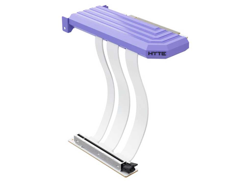 HYTE Riser PCIe 5.0: kit vertical pour GPU RTX 5090/RX 9070 en 6 coloris 4 Illustration de l'article : HYTE PCIe 5.0 Riser: kit vertical pour GPU RTX 5090/RX 9070 en 6 color (vue 5)