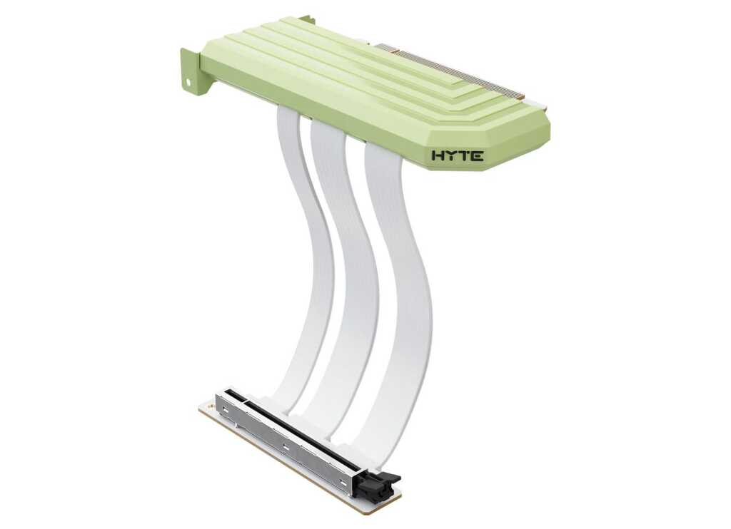 HYTE Riser PCIe 5.0: kit vertical pour GPU RTX 5090/RX 9070 en 6 coloris 3 Illustration de l'article : HYTE PCIe 5.0 Riser: kit vertical pour GPU RTX 5090/RX 9070 en 6 color (vue 6)