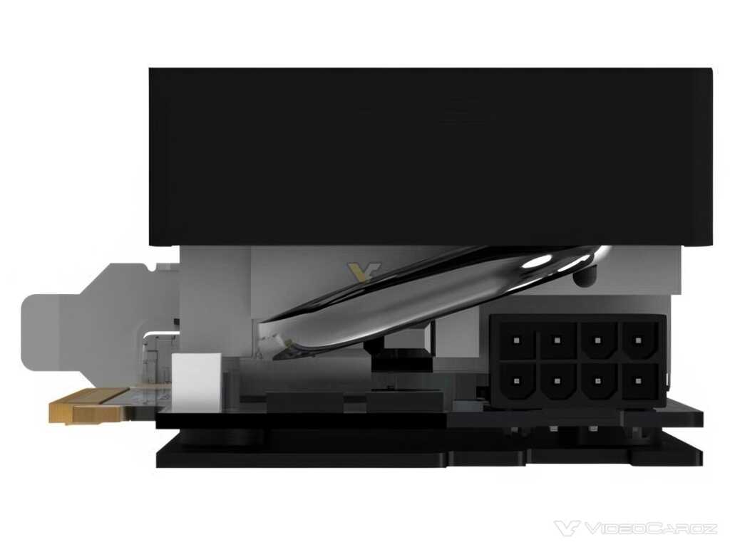 GeForce RTX 5060 Low Profile : Inno3D compacte sa carte en demi-hauteur avec 3 ventilateurs 4 Carte graphique Inno3D GeForce RTX 5060 low profile half height avec trois ventilateurs, vue de côté, adaptée aux petits boît