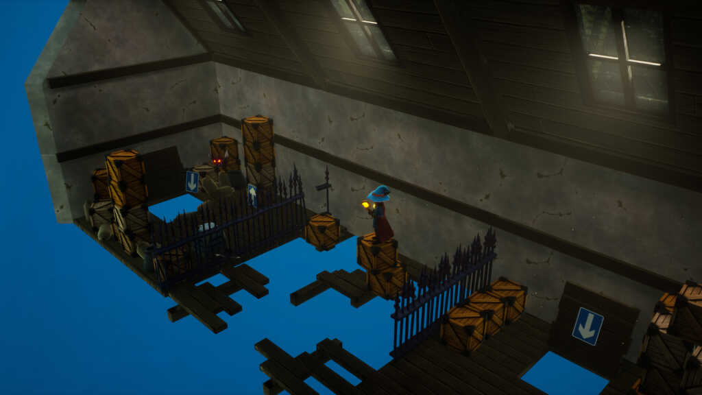 Capture d’écran jeu Lumo 2 sur PC et consoles, graphismes isométriques, rétro 80-90, compatibilité manette, performances optimisées