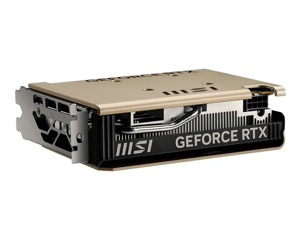 MSI GeForce RTX 5050 Inspire ITX : compactes, mais pas timides 3 MSI GeForce RTX 5050 Inspire ITX : cartes graphiques compactes SFF, double ventilateur, design noir, PCIe pour mini-PC