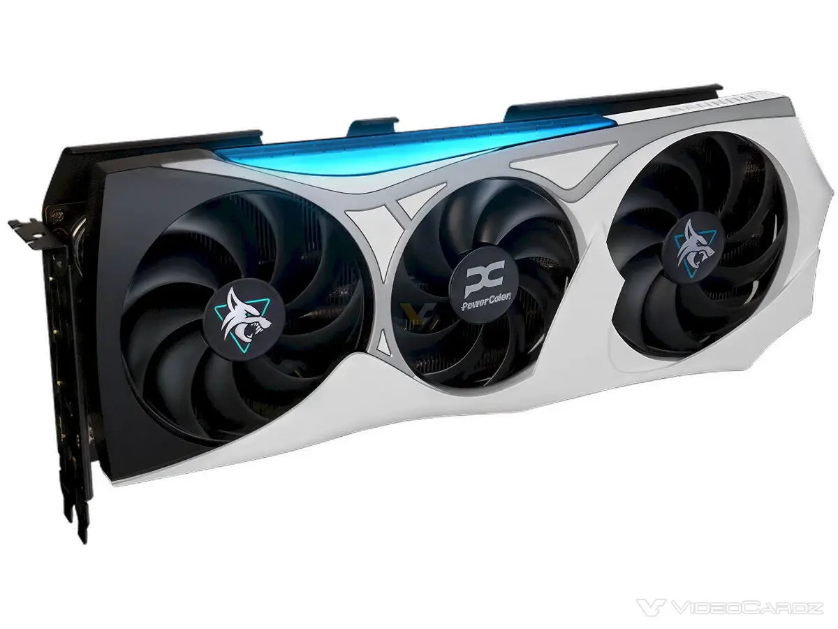 Illustration de l'article : Radeon RX 9070 XT Hellhound REVA : PowerColor lance une édition mascot (vue 3)