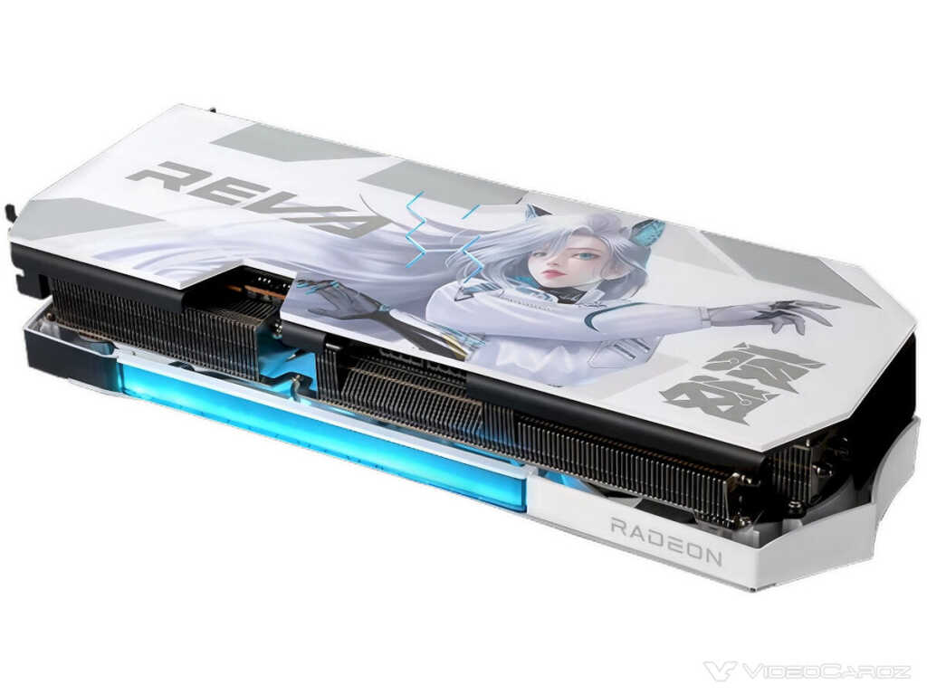 Illustration de l'article : Radeon RX 9070 XT Hellhound REVA : PowerColor lance une édition mascot (vue 4)