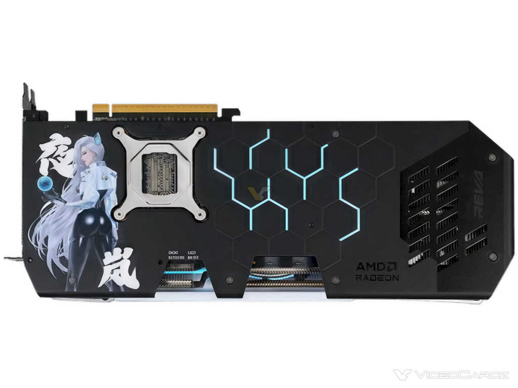Illustration de l'article : Radeon RX 9070 XT Hellhound REVA : PowerColor lance une édition mascot (vue 6)