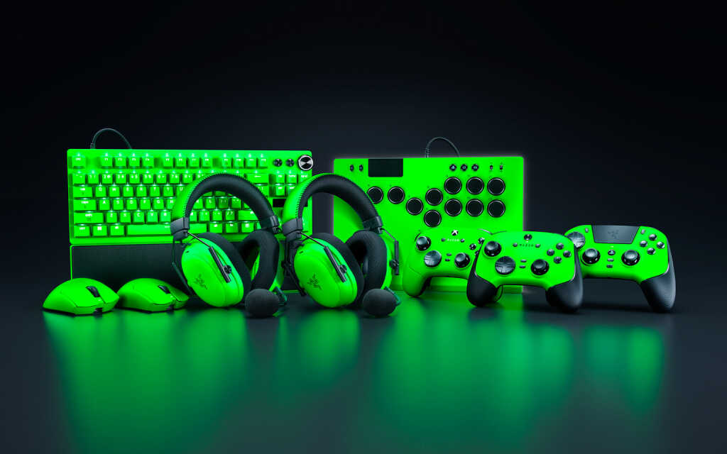 Razer Esports Green Collection : les périphériques e-sport passent au vert iconique 2 Razer Esports Green Collection : clavier, souris et casque gaming verts, périphériques e-sport haute performance