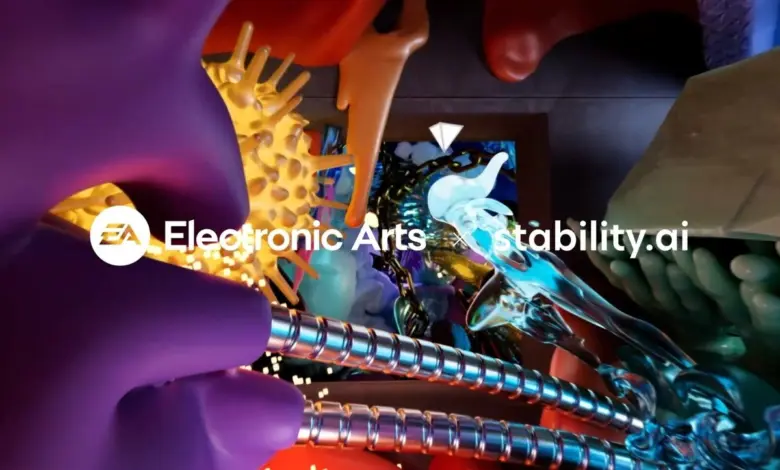 EA et l’IA : des outils internes ralentissent les devs, malgré un partenariat avec Stability AI 1 Carte graphique NVIDIA GeForce RTX dans un boîtier PC, éclairage RGB, refroidissement actif, câbles PCIe visibles