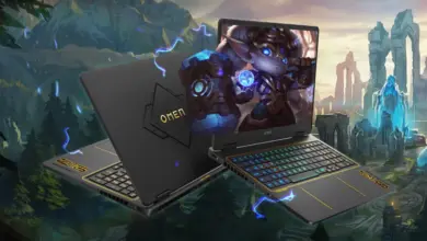 HP OMEN League of Legends : laptop édition limitée et moniteur 360 Hz au Worlds 2025 17 HP OMEN League of Legends édition limitée avec GPU dédié, RGB, clavier gaming et moniteur 360 Hz présenté au Worlds 2025