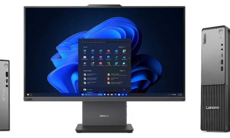 Lenovo ThinkCentre neo 55 Gen 6 : PC Copilot+ de bureau avec Ryzen AI 300 et NPU 50 TOPS 1 Lenovo ThinkCentre neo 55 Gen 6 PC bureau Copilot+ avec Ryzen AI 300, NPU 50 TOPS, design compact noir