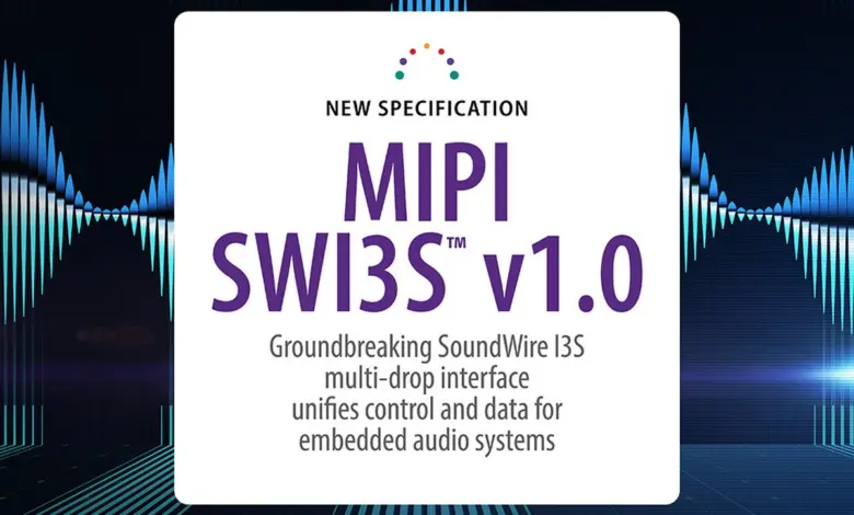 MIPI SWI3S : la nouvelle interface audio unifiée et économe pour l’électronique 1 Schéma d’interface MIPI SWI3S pour audio embarqué: bus série, connecteurs SoC, codec et capteurs, faible consommation