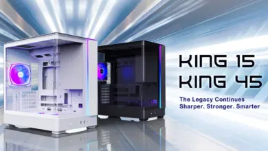 Montech KING 45 et KING 15 Pro : boîtiers PC panoramiques compacts, vitre trempée, airflow mesh, compatibilité AIO/GPU