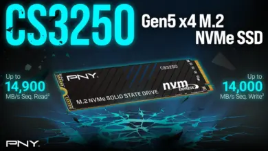 PNY CS3250 Gen5 : un SSD M.2 jusqu’à 14,9 Go/s pour PC de pointe 9 PNY CS3250 Gen5 NVMe M.2 SSD PCIe 5.0, jusqu’à 14,9 Go/s, dissipateur thermique, stockage haute performance PC