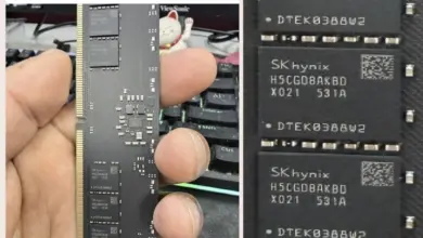 SK hynix dévoile officieusement des puces DDR5 A-die 3 Go données à 7200 MT/s 18 Puces SK hynix DDR5 A-die 3 Go à 7200 MT/s, mémoire haute performance pour PC/serveurs