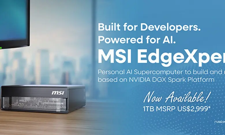 MSI EdgeXpert : supercalculateur IA personnel disponible à la vente 1 resized tpu e8f8b56c6118