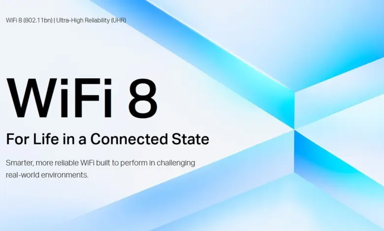 Wi‑Fi 8 : TP‑Link franchit une étape clé avec une première démo concluante 1 Routeur TP-Link Wi‑Fi 8 en démo, antennes multiples, haut débit, faible latence, protocole 802.11bn