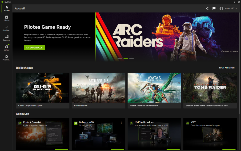 NVIDIA App 11.0.5 : réglages optimaux pour 7 jeux et DLSS Override sur 11 titres 3 screen from nvidia app 11.0.5