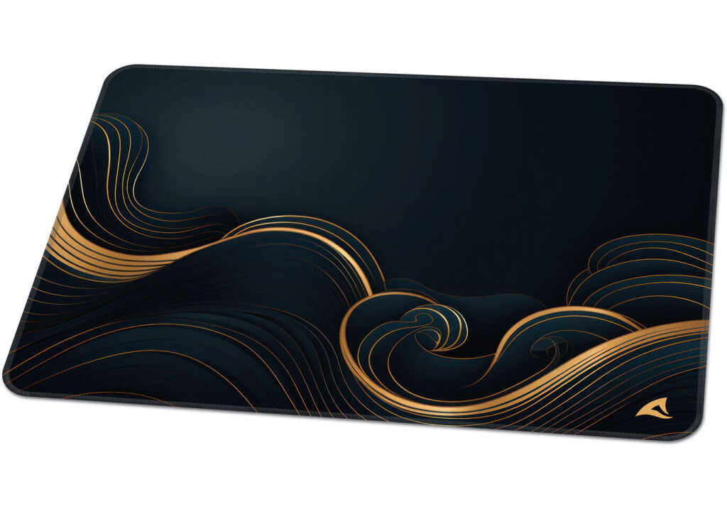 Tapis de souris Sharkoon SKILLER SGP35 XXL étanche, surface textile micro-texturée, base antidérapante, bords cousus