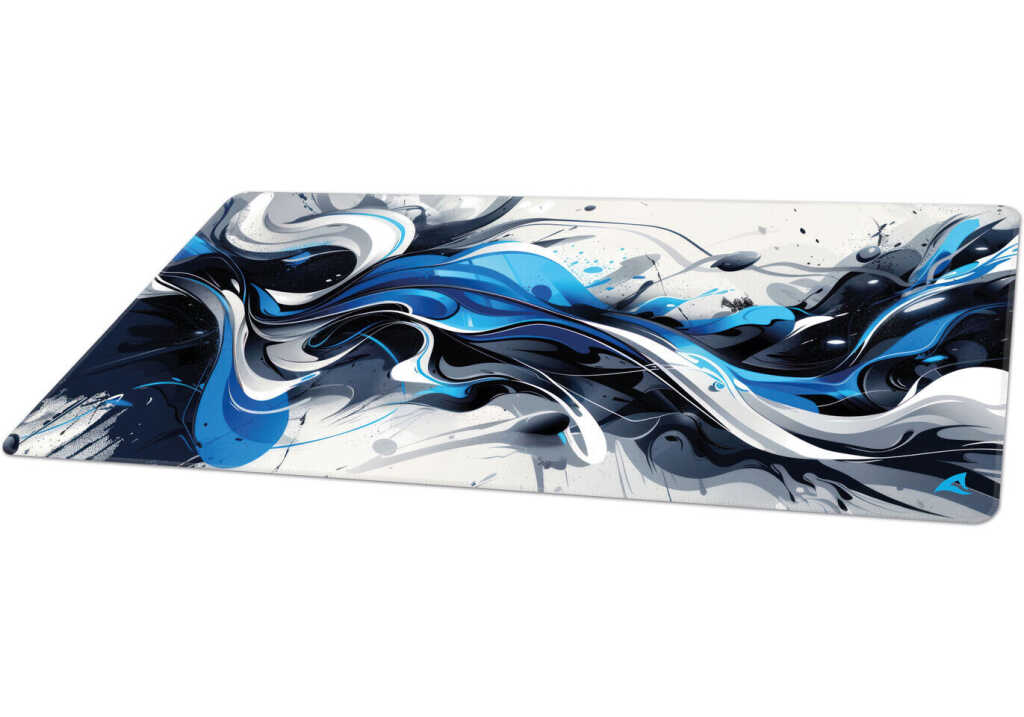 Tapis de souris Sharkoon SKILLER SGP35 XXL, surface micro-texturée étanche, base antidérapante, bords cousus