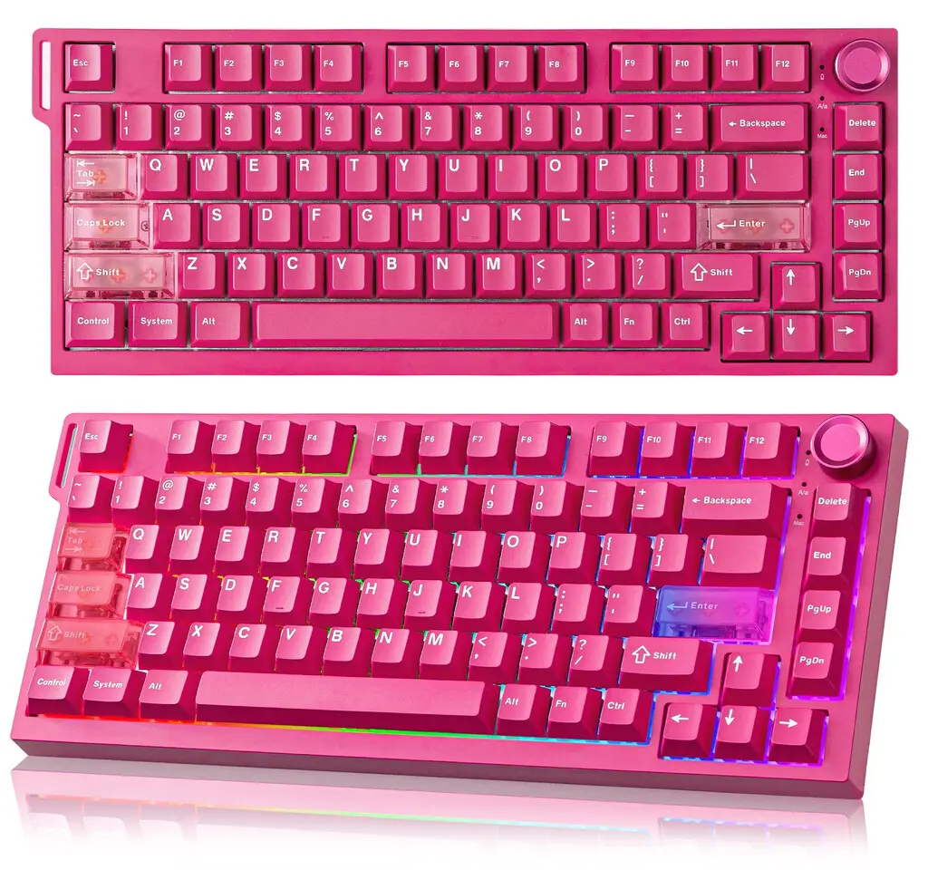 YUNZII RT75 PRO : clavier gaming Dual 8K, switches magnétiques et rapid trigger 3 YUNZII RT75 PRO: clavier gaming 75%, Dual 8K, switches magnétiques, rapid trigger, RGB, repose-poignets
