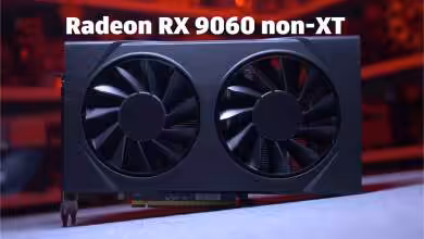 AMD Radeon RX 9060 : un test discret révèle 13 à 14 % de retard sur la RX 9060 XT 5 AMD Radeon RX 9060 non xt test