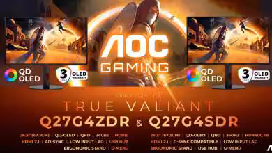AOC GAMING Q27G4ZDR et Q27G4SDR Couv